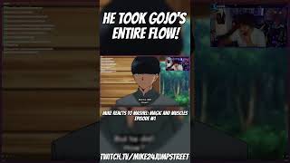 HE TOOK GOJOs ENTIRE FLOW  Mike Reacts to MASHEL Magic and Muscles Episode 1 [upl. by Strade]