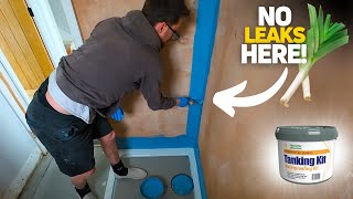 Tiling a Shower Do This First  Shower Waterproofing [upl. by Gennie]