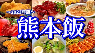 熊本に行ったらコレを食べろ！繁華街「上通amp下通」周辺で飲み歩く2泊3日のご当地グルメ旅！熊本駅熊本城辛島町花畑町〜冬の九州旅行PART3〜 [upl. by Melliw197]