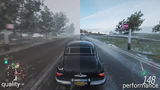 Xbox One X  Forza Horizon 4 supersampling  4k downsample to 1080p vs 1080p 60fps [upl. by Githens]