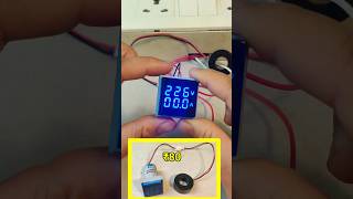 Amp And Volt Meter  voltmeter amp Ammete  Watt meter shorts diy [upl. by Yenaiv351]