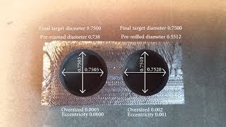 AR15 High Rail Gasblock pt9 Reaming vs plunge milling main bore [upl. by Vanhook]