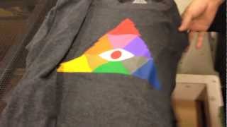 Screen Printing Poler Rainbows [upl. by Doner893]