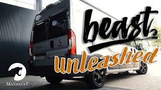 Fiat Ducato Adria Camper unleashed by Maxhaust  Active Sound [upl. by Acirretahs656]