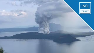 Phivolcs records phreatic burst in Taal Volcano  INQToday [upl. by Gillette]