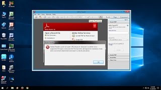 How to Fix PDF Reader Not Working In Windows 10817 Acrobat Reader DC [upl. by Rumney]