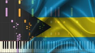 The National Anthem Of The Bahamas SYNTHESIA [upl. by Yenaiv848]