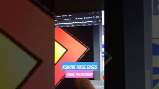 Remove Unwanted Edges of elements 🔥 photoshop graphicdesign shorts [upl. by Eivod]