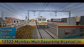 12322 Mumbai Mail Departing Asansol Jn  BGPRO  Railindia  OR  Msts [upl. by Reidar]