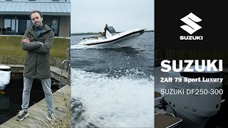 ZAR 79 SL met Suzuki DF300A een bloedsnelle RIB  Suzuki Waterlife [upl. by Ranna886]