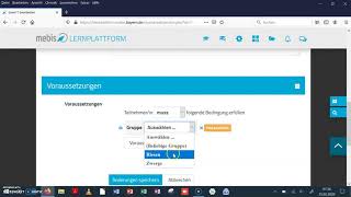 mebis  Abschnitte und Inhalte nur für bestimmte Gruppen sichtbar machen [upl. by Utley]