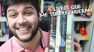 5 LIVROS QUE ME SURPREENDERAM [upl. by Washington]