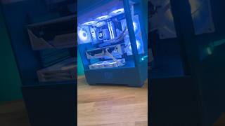 Montech Sky Two PC Build Blue and White theme [upl. by Pascasia530]