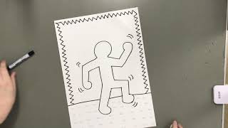 Keith Haring Art Lesson [upl. by Cirdet]