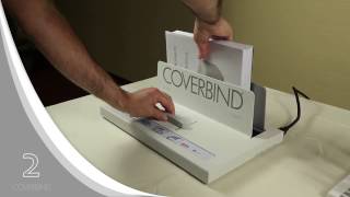 Coverbind 5000 HowTo Bind wider spine width documents [upl. by Alamac]