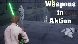 Jedi Knight  Dark Forces 2  Unreal Engine  Weapons in Action [upl. by Gayelord]