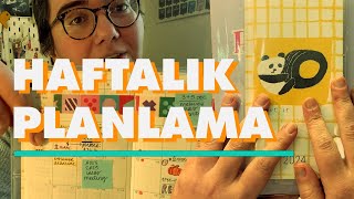 Haftalık Ajanda Kurulumu  Hobonichi Weeks  Leuchtturm Ajanda  haftalıkplanlama [upl. by Idham184]