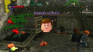 LEGO Harry Potter Years 14  Hogwarts Overworld 100 Guide 7  Flying amp Herbology Classrooms [upl. by Aittam]