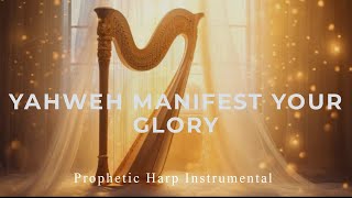 Prophetic Warfare Harp InstrumentalYAHWEH MANIFEST YOUR GLORYBackground Prayer Music [upl. by Animahs108]