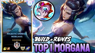 WILD RIFT MORGANA  TOP 1 MORGANA GAMEPLAY  SOVEREIGN RANKED [upl. by Alison]