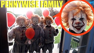 when you see the Pennywise Clown Family outside your house lock your doors and do NOT let them in [upl. by Lemyt]