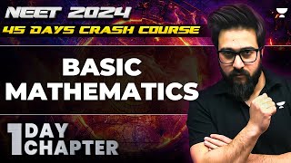 Basic Mathematics  One Shot  NEET 2024  Yawar Manzoor [upl. by Drolyag]