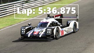 Porsche 919 Hybrid 2016 on the Nordschleife [upl. by Llenahc]