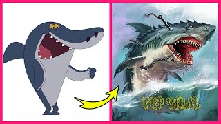 🐬 Zig amp Sharko Characters As MONSTERS Version 👉TupViral [upl. by Meggi]