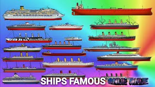 SHIPS size comparison ⚓️🚢 FlipaClip [upl. by Ami51]