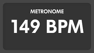 149 BPM  Metronome [upl. by Ayocat]