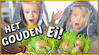 DE PAASHAAS CHALLENGE 🐰  Bellinga Familie Vloggers 1336 [upl. by Hsatan]