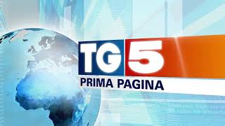 TG5 Prima Pagina  Sigla 2010 in 4K [upl. by Ardnaed]