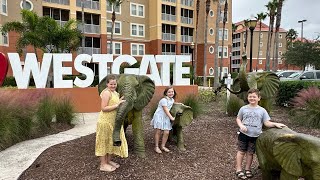 Checking into Westgate Vacation Villas in Kissimmee FL Look at Timeshare and Full Villa Tour [upl. by Yrrok]