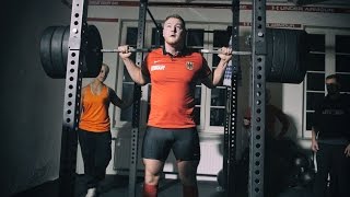 Powerlifter VS Olympic Weightlifter SQUAT DEATHMATCH 1 [upl. by Anauqaj]