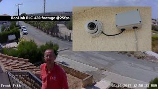 My ReoLink RLC420 IP Camera installation [upl. by Bahr414]