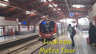 Lucknow Metro Tour lucknowmetro lucknowcity uttarpradesh metro bairari visit tour basti [upl. by Kenny]