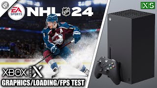 NHL 24  Xbox Series X Gameplay  FPS Test [upl. by Anitsirhcairam269]