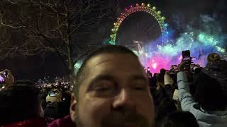 London Fireworks New Year’s Eve 2024 [upl. by Shaffert]