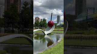 Iconic Spoonbridge and Cherry at Minneapolis Sculpture Garden [upl. by Meredithe]