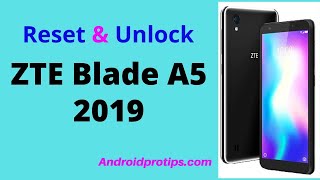 How to Reset amp Unlock ZTE Blade A5 2019 [upl. by Bollinger]