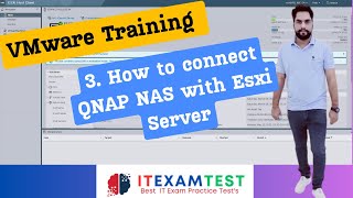 VMware Training 3 How to connect QNAP NAS with Esxi Server technology vmware esxi [upl. by Yellek]