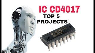 How to  DIY  CD4017 IC TOP 5 PROJECTS RC Invention diy howtomake [upl. by Gonroff581]