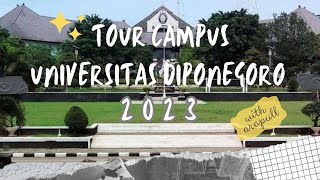 TOUR KAMPUS UNIVERSITAS DIPONEGORO 2023 university universitasdiponegoro viral trending vlog [upl. by Cressi]