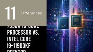 AMD Ryzen 9 7950X 16Core Processor Vs Intel Core I911900KF Desktop Processor [upl. by Kanor]