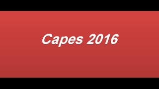 capes 2016 Capes2017 TUNISIE [upl. by Nirual]