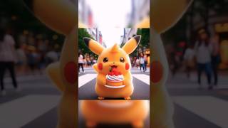 Pikachu Eating 🍧🍦 pikachu shorts viralvideo [upl. by Kentiggerma]