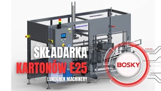 Składarka kartonów Lundgren Machinery E25 📦 [upl. by Sitoel438]