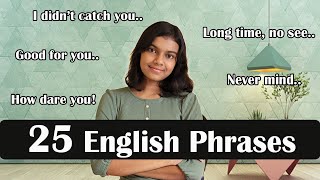 25 Common English Phrases  Commonly Used by Native Speakers  Improve Your English  Adrija Biswas [upl. by Raven]