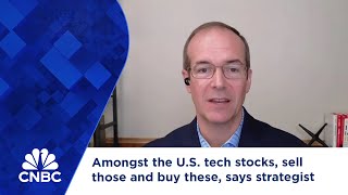 Amongst the US tech stocks sell those and buy these says strategist [upl. by Nalyad]