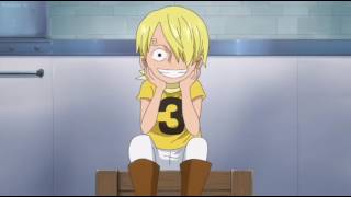 sanji sanji childhood  sanji past  sanji past with gama  one piece  episode 793  sanji mother [upl. by Nuy]